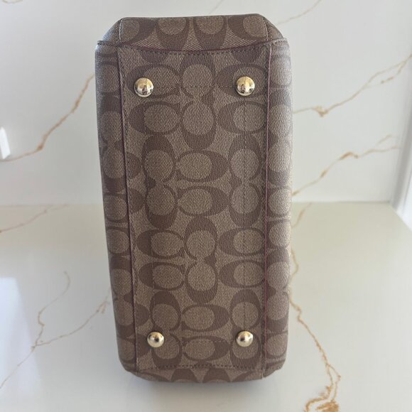 Coach 2way Handbag / Shoulder bag in Signature Canvas - F34605 - Picture 5 of 6